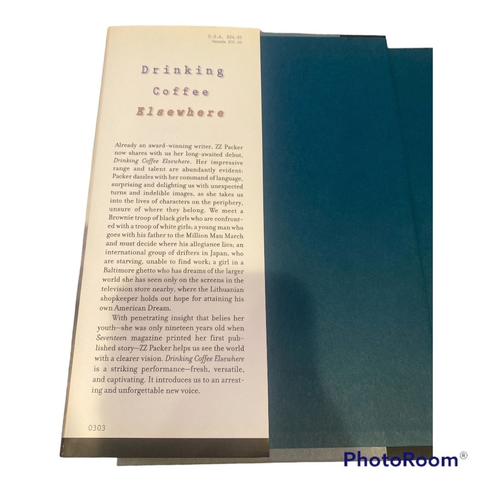 Drinking coffee elsewhere Hardcover Book by ZZ Packer - Picture 3 of 4